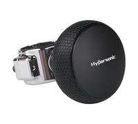 Hypersonic Grand Bouton de Volant, poignée de Volant Lisse et Durable avec roulement pour Voitures, camions, tracteurs, Bateaux, tondeuses et Chariots élévateurs (Noir)