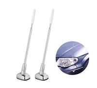 Hypersonic Lot de 2 protecteurs universels pour antenne de pare-chocs de voiture - Pour conduite à la main verte chrome