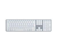 HyperSpace - Clavier - full size - rétroéclairé - sans fil - Bluetooth 5.0 - QWERTY - Nordique - gris sidéral