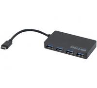 Hypertec 021308-HY hub & concentrateur USB 3.2 Gen 1 (3.1 Gen 1) Type-C 5000 Mbit/s Noir