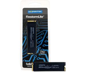 Hypertec FirestormLite2TB M.2 2280 NVMe PCIe Gen 4x4 SSD ; mémoire Cache 2 Go, Lecture 7400 Mo/s, écriture Seq 6700 Mo/s, écriture Seq, Lecture aléatoire 4K IOPS 741K / écriture 66K, 1360 to TBW