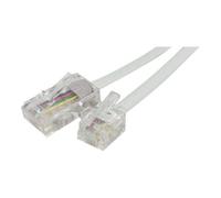 Hypertec ProConnectLite - Câble de téléphone - RJ-45 (M) pour RJ-11 (M) - 15 m - blanc