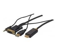 Hypertec ProConnectLite VGA with Audio to HDMI Cable - Convertisseur vidéo - VGA - HDMI G