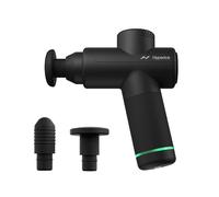 Hypervolt Go 2 - Doté de la technologie Quiet Glide - Pistolet de massage à percussion portatif - 3 vitesses, 2 têtes interchangeables (Hypervolt Go 2 Noire)