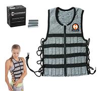Hyperwear Hyper Gilet Pro Mixte 4,5 kg réglable Gilet lesté réglé pour séances de Fitness, Blk/Silver