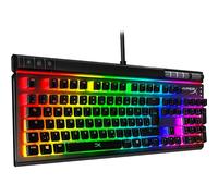 HyperX Alloy Elite 2 Clavier de jeu mécanique, éclairage contrôlé par logiciel et réglage macro, touches de pudding ABS, contrôle multimédia, rétroéclairage RVB, interrupteur linéaire, HyperX rouge