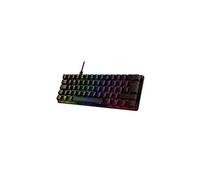 HyperX Alloy Origins 60 - Clavier - 60% - rétroéclairé - USB-C - Français - commutateur : HyperX Red - rose