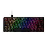 HyperX Alloy Origins 60 - Clavier - 60% - rétroéclairé - USB-C - Français - commutateur : HyperX Red - rose