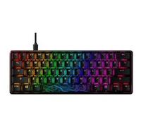 HyperX Alloy Origins 60 - Clavier - backlit - USB-C - QWERTY - US - commutateur : HyperX Red - noir Noir G