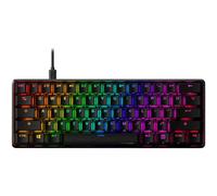 HyperX Clavier mécanique Alloy Origins 60 – Rétroéclairage RGB – HyperX Red – USB-C – Français