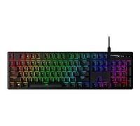 HyperX Alloy Origins - Clavier - rétroéclairé - USB-C - QWERTY - US - commutateur : HyperX Aqua - noir G