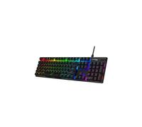 HyperX Alloy Origins - Clavier - rétroéclairé - USB-C - QWERTY - US - commutateur : HyperX Blue - noir