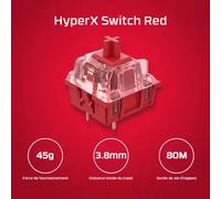 HyperX Alloy Origins Core PBT HX Red - Clavier de jeu mécanique
