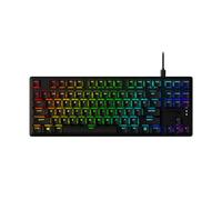 HyperX Alloy Origins Core PBT - TKL Clavier de Jeu mécanique, Touches PBT, éclairage RVB, Compact, Corps en Aluminium, Personnalisable NAuthity, mémoire intégrée Tactile Aqua