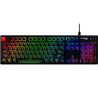 HyperX Alloy Origins PBT - Clavier de jeu mécanique PBT Keycaps, touches RGB, HyperX Commutateurs mécaniques, commutateurs compacts, portables, boîtier en aluminium robuste, pieds réglables, noir