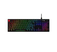 HyperX Alloy Origins PBT-Clavier de jeu mécanique, RGB, Capuchons de touche PBT, RGB, Commutateurs HyperX mécaniques, Compact, Portable, Corps en aluminium résistant, Pied réglable