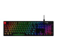 HyperX Alloy Origins PBT- Clavier de jeu mécanique, RGB, Capuchons de touche PBT, RGB, Commutateurs HyperX mécaniques, Compact, Portable, Corps en aluminium résistant, Pied réglable