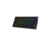 HyperX Alloy Rise 75 Wireless - Clavier de Jeu mécanique 75% remplaçable à Chaud, PC, rétroéclairage jusqu'à 80 Heures, Double sans Fil 2,4 GHz et Bluetooth
