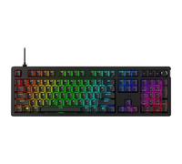 HyperX Alloy Rise - Clavier de jeu mécanique remplaçable à chaud, PC, capteur de lumière ambiante, montage Gasket Mounted, Commutateurs linéaires