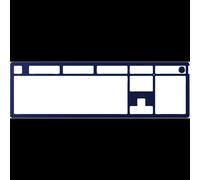 HyperX Plaque supérieure Alloy Rise - Compatible avec clavier en alliage, plusieurs couleurs, installation sans outils, aluminium durable, bleu marine