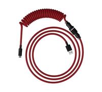 HyperX - Câble USB - 1.37 m - bobiné - noir, rouge