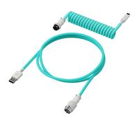 HyperX - Câble USB - 1.37 m - bobiné - blanc, vert