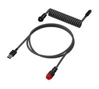 HyperX - Câble USB - 1.37 m - bobiné - noir-gris