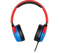 HyperX Cloud Mini Casque Gaming Filaire Enfant, Son Immersif Drivers 30 mm, Micro Flip-to-Mute, Volume Limité 85 DB, Jack 3,5 mm Multiplateforme PC PlayStation Xbox Switch Mobile, Bleu et Rouge