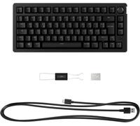 HyperX Clavier gamer sans fil Alloy Rise 75 75% mécanique remplaçable à chaud AZERTY Noir 80h