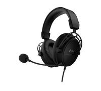 HyperX Cloud Alpha S, Casque gaming PC, Son surround 7.1, Basses ajustables, Transducteurs à double chambre, Mixeur, Similicuir respirant, Mousse à mémoire de forme, Microphone antibruit,Noir