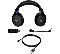HyperX Cloud Flight Gaming - Micro-casque - circum-aural - 2,4 GHz - sans fil - jack 3,5mm - noir, bleu - pour Victus by HP Laptop 15, 16; Laptop 14, 15, 17; Pavilion x360 Laptop; Pro 290 G9