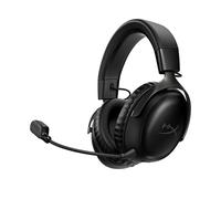 HyperX Cloud III - Casque de Gaming sans fil pour PC, PS5, PS4, jusqu'à 120h de batteries, 2.4GHz Wireless, Mousse à mémoire de forme, 10mm Microphone, Noir