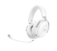 HyperX Cloud III S Casque Gaming sans Fil, Bluetooth, 2,4 GHz, PC, PS5, Xbox, Batterie jusqu'à 200 h d'autonomie, Drivers 53 mm, DTS, Microphone 10 mm, Blanc