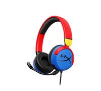HyperX Cloud Mini Casque Gaming Filaire Enfant, Son Immersif Drivers 30 mm, Micro Flip-to-Mute, Volume Limité 85 DB, Jack 3,5 mm Multiplateforme PC PlayStation Xbox Switch Mobile, Bleu et Rouge