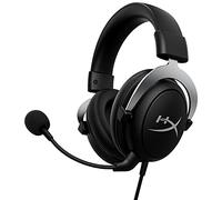 Casque-micro de jeu - HYPERX - CloudX Noir Argent - Cadre aluminium - Coussinets mémoire - Anti-bruit