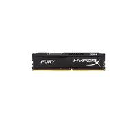 HyperX FURY - DDR4 - module - 8 Go - DIMM 288 broches - 2400 MHz / PC4-19200 - CL15 - 1.2 V - mémoire sans tampon - non ECC - noir