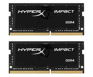 HyperX Impact HX432S20IBK2/32 Mémoire 32Go Kit*(2x16Go) 3200MHz DDR4 CL20 SODIMM