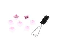 HyperX Jeu de Touches PBT Rose – Set Complet pour Clavier HyperX – Dimensions 145x129x36mm – Poids 246g – Inclut Extracteur de Touches