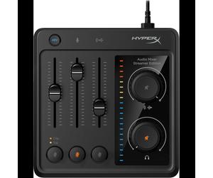 HyperX Mélangeur Audio 73C12AA : Fréquence 20-20000Hz, Impédance 32-600 Ohm, USB Type-A (x6), Entrée XLR, Entrée/Sortie Audio Jack, Largeur 140mm