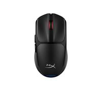 HyperX Pulsefire Fuse - Souris Gaming sans Fil, Ultra-légère 75g, autonomie 85h, ambidextre, 12000DPI, 6 Boutons, Couleur Noire