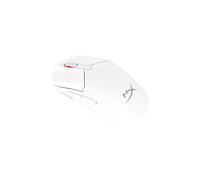 HyperX Pulsefire Haste 2 Mini - Souris - optique - 6 boutons - sans fil, filaire - 2.4 GHz, Bluetooth 5.1 - blanc