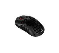 HyperX Pulsefire Haste - Souris de Jeu sans Fil - Ultra-Légère, 61 g, 100 Heures d’Autonomie, sans Fil 2.4 Ghz, Coque en Nid d’Abeille, Design Hexagonal, Jusqu’À 16 000 DPI, 6 Boutons - Noir/Rouge