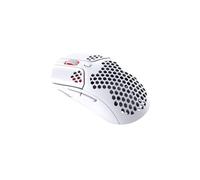 HyperX Pulsefire Haste - Souris de Jeu - Ultra-Légère, 62 g, 100 Heures d’Autonomie, sans Fil 2.4 Ghz, Coque en Nid d’Abeille, Design Hexagonal, Jusqu’À 16 000 DPI, 6 Boutons - Blanche/Rose