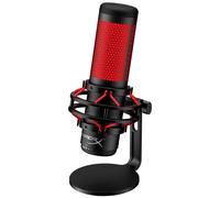 HyperX QuadCast - Microphone - USB - rouge et noir - pour Victus by HP Laptop 15, 16; Laptop 14, 15, 17; Pavilion x360 Laptop; Pro 290 G9