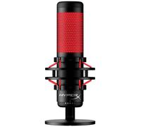 HyperX QuadCast Sur pied Micro PC Type de transmission (détails):filaire pied USB, microphone (jack 3,5 mm) filaire noir/rouge