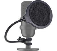 HyperX SoloCast Filtre Anti Pop Professionnel - Bouclier de Microphone avec 3 Couches Améliorant la Qualité Sonore pour Microphone à Condensateur HyperX SoloCast par