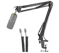 HyperX SoloCast Support Microphone, Bras Micro avec Tube de Fixation, Perche Micro Compatible avec HyperX SoloCast Microphone de jeu USB à condensateur pour Gaming, Streaming, par YOUSHARES