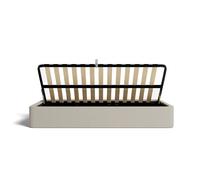Hypnia - Sommier coffre Nova tissu gris 90x200cm