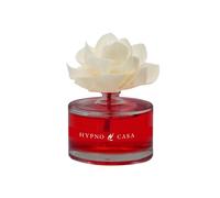 HYPNO CASA - Coffret cadeau avec diffuseur d'essence parfumée pour l'environnement avec fleur - 60 ml (rouge divin)