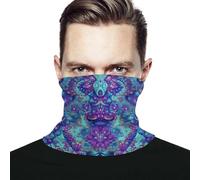Hypnose Mandala Psychédélique Homme Femme Balaclava Séchage Rapide Protection du Visage Multi-Usage Écharpe Demi-Visage pour Cyclisme Homme Femme